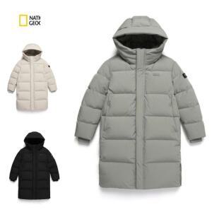 내셔널지오그래픽 키즈 롱패딩 네셔널 카이만 구스 헤비 다운 점퍼 아동 초등 주니어 방한 잠