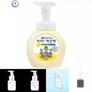 아이깨끗해 용기 250ml 순/핸드/워시/솝/손/비누/버블/펌핑/액체/세정제/휴대용/거품/폼/물/가정용/식당용