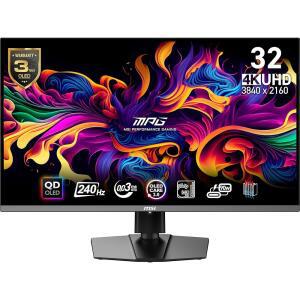MSI MPG 321URX QD-OLED, 32인치 4K UHD 퀀텀닷 OLED 게이밍 모니터, 3840 x 2160, 0.03ms, 240Hz, 트루 블랙 HDR 400, 90W USB 타입 C, HDMI, DP 포트