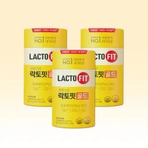 락토핏 5X 생유산균 골드 50포 3통 온가족 프로바이오틱스 라토픽