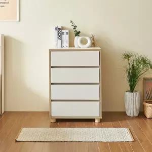 C3705 4단 서랍장 원목발 600 1color