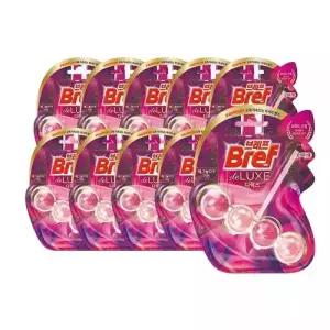 브레프 디럭스 걸이형 변기세정제, 매그놀리아 50g, 10개