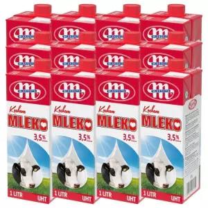 믈레코비타 멸균우유 폴란드 수입 흰 우유 아이러브밀크 (1000ml)1L 12개