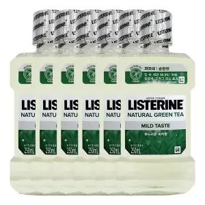 리스테린 내추럴 그린티 250ml X 6개