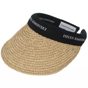 헬렌카민스키 여성 비앙카 바이저햇 네츄럴블랙로고 HAT50265 NATURALBLACKLOGO