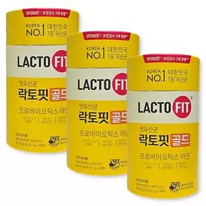 종근당건강 락토핏 골드 장건강 면역기능 프로바이오틱스 50포 3박스