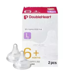 더블하트 모유실감 3세대 젖꼭지 L 2개입