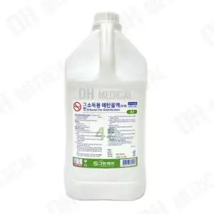 [카톤 구매] 그린제약 소독용 에탄올 4L