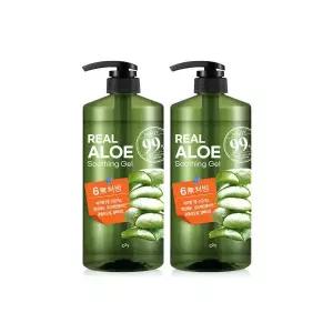 알로에수딩젤 알로에베라 수분크림 보습 바디로션 1000ml 2개