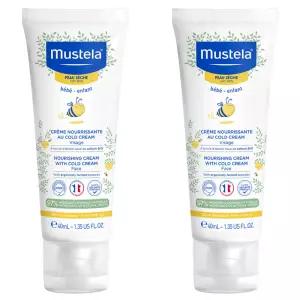 무스텔라 너리싱 데일리 보습 순한 위드 콜드 크림 40ml 2개