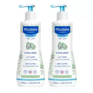 무스텔라 이드라 데일리 보습 순한 베베 바디로션 500ml 2개