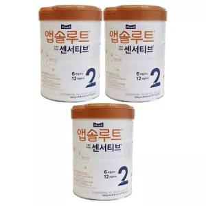 매일유업 앱솔루트 센서티브 2단계 900g 3개 / 써클