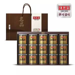 대천김 명품 캔김 세트 30g 15캔 곱창김 선물세트/예약주문 출고예약