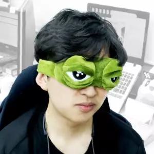 페페안대 수면마스크 수면안대 아이마스크 페페 아이스 온열 SNS화제 슬픈 개구리 인싸템