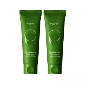 비플레인 녹두 약산성 클렌징폼 160ml 2개