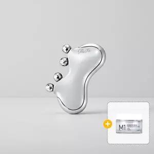 리파 ReFa CAXA M1 기기(펄 화이트)+ 가히 바운싱 크림50ml 세트