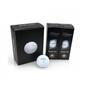 타이틀리스트 PRO V1 프로브이원 6구 하프더즌 로고인쇄 포장 선물용
