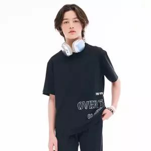 오션스카이 [2color]남아 밑단 빅 그래픽 라운드넥 반팔 쿨티 - 멀티 607703