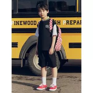 [롯데백화점]탑텐키즈 MKG2IP3401 공용) 에슬레틱 COOL Air 코튼 더블니트 세트