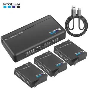 DJI 오스모 액션 6 5 프로 4/3 배터리 및 충전기용 2200mAh 360 액세서리
