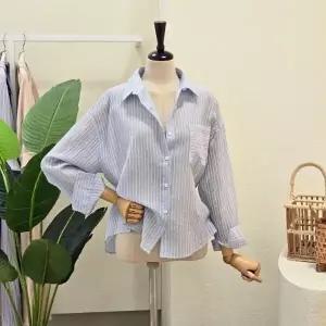 포커스 26FM5D9BL5173 스트라이프 원포켓 썸머 셔츠
