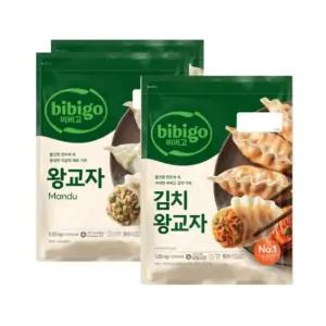 비비고 왕교자 1.05kg 2개 + 김치왕교자 1.05kg 1개