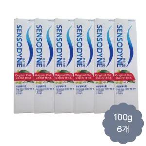 센소다인 오리지날 플러스 민감성 치약 100g, 6개