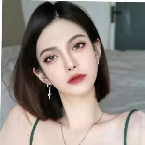 단발머리 앞머리없는 통가발 스타일 변화 네츄럴블랙