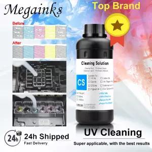500ML UV 클리닝 LED UV 잉크 프린트 헤드 튜브 클리너 솔루션 유체 엡손 롤랜드 미마키 무토 리코 프린터