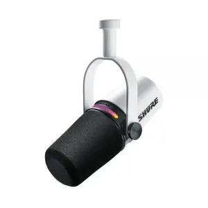 슈어 XLR 듀얼 마이크 MV7 팟캐스트 스트리머 USB-C 화이트 MNS