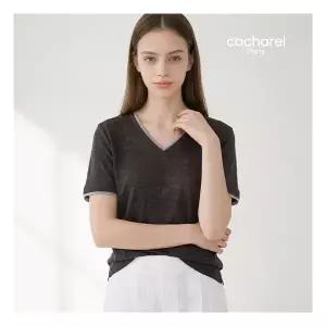 까사렐 [온플] 26SS 프렌치린넨100 레이어드 티셔츠 2종