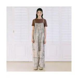 매장정품 THURSDAY ISLAND 써스데이 아일랜드 패턴 오버롤 팬츠_T264MPT247W T264MPT247W 1855623