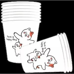 [팔도] 페이퍼맥스 고양이 종이컵 2000개