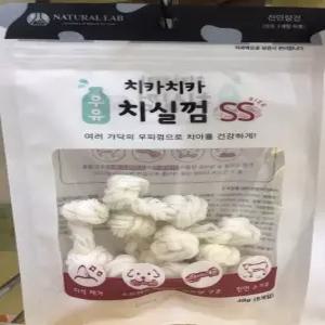 치카치카 우유 치실껌 반려견 애견 도그 SS 8P 48g
