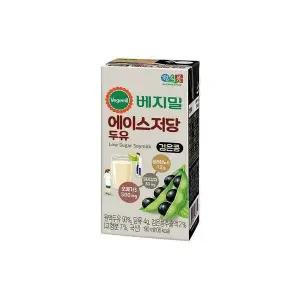 [셀러허브][정식품] 정식품 베지밀 에이스 저당두유 검은콩 190ml 80개 (S15235677)