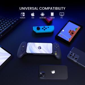 호환 게임서 G8+ 블루투스 홀 이펙트 게이밍 컨트롤러 (닌텐도 스위치 2 안드로이드 태블릿 PC 호환)