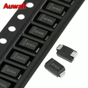 20pcs 1A 2A 3A 30V 40V SMD 쇼트 키 다이오드 B140A B230A B240A B340A B240B DO-214AC SMA DO-214AB SMB