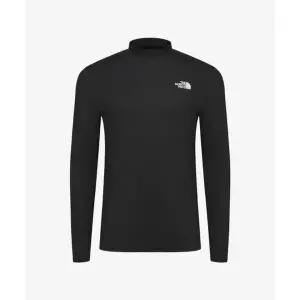 노스페이스 THE NORTH FACE NT7XR00A 아이스 페이스 터틀넥 긴팔 티셔츠_BLACK