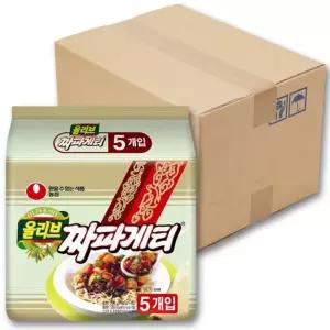 농심 올리브 짜파게티 짜장140g 40개 1박스 짜장라면 짜빠게티