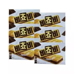 오리온 비쵸비 5P 125g x 6박스 크래커 초콜릿 샌드과자 비스켓 쿠키