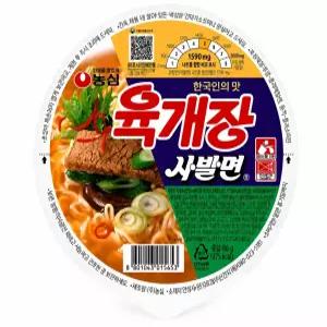 농심 육개장사발면 86g X 24개