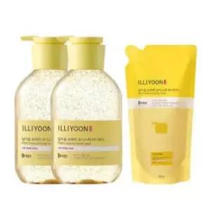 일리윤 2개+리필 바디케어 프레쉬모이스춰 바디워시 1개 500ml