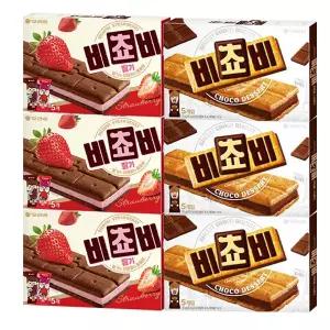오리온 비쵸비 125g+딸기 125gx각3개(총6개)
