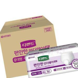 기저귀 위생적인 디펜드 디팬드성인기저귀 일반 디펜드스타일언더웨어 16매x4팩 언더웨어 건강관리 중대형