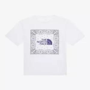 노스페이스 THENORTHFACE NT7UR13B 남성 반다나 반팔 티셔츠 WHITE