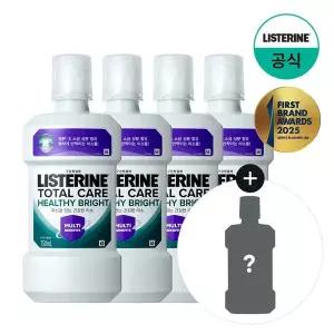 리스테린 [리스테린] 헬씨 브라이트 750mlx4+(증) 250ml랜덤1개(스트롱)