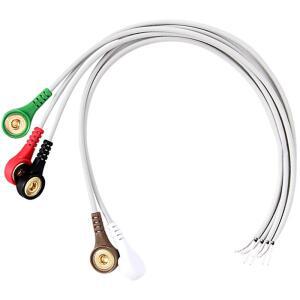 호환 심전도 리드선  학생 실험용 ECG 수집 라인 전극 패드 연결 차폐 케이블