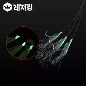 생활낚시 야광어피 생미끼묶음바늘