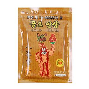 국산 골드 인삼 패드 파스 건강 패치 찜질패드 25매