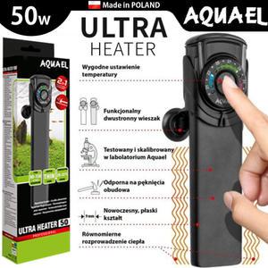 아쿠아이엘 울트라 히터 50w /수족관 어항 수조 온도조절기 온도계 네오 열대어 플레코 구피 쉬림프 거북이
